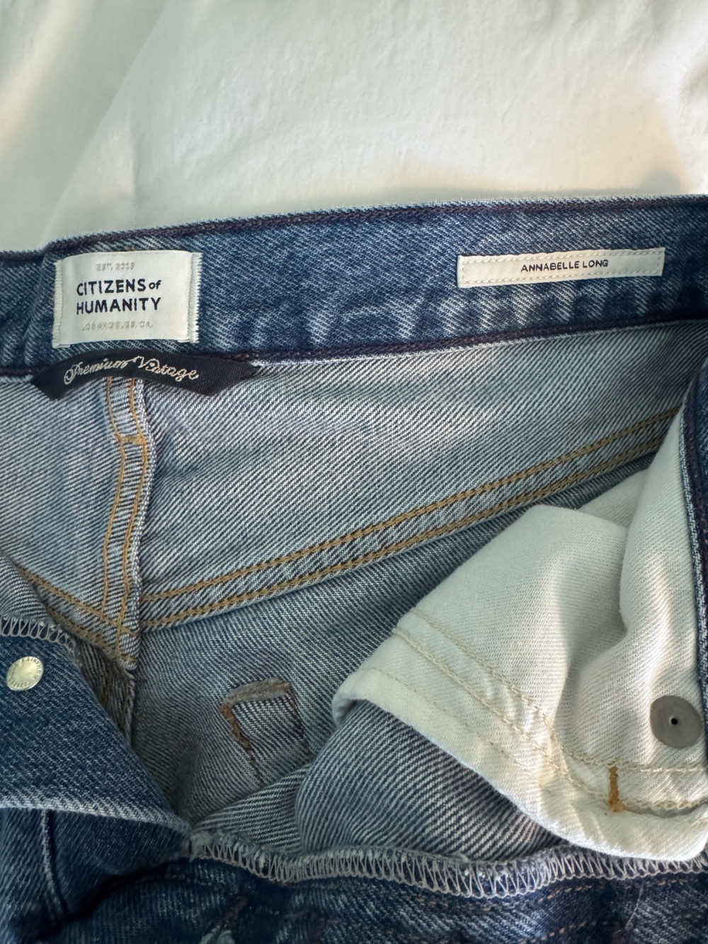 Citizens Of Humanity Light Blue Denim Jean Shorts - Picture 4 of 7